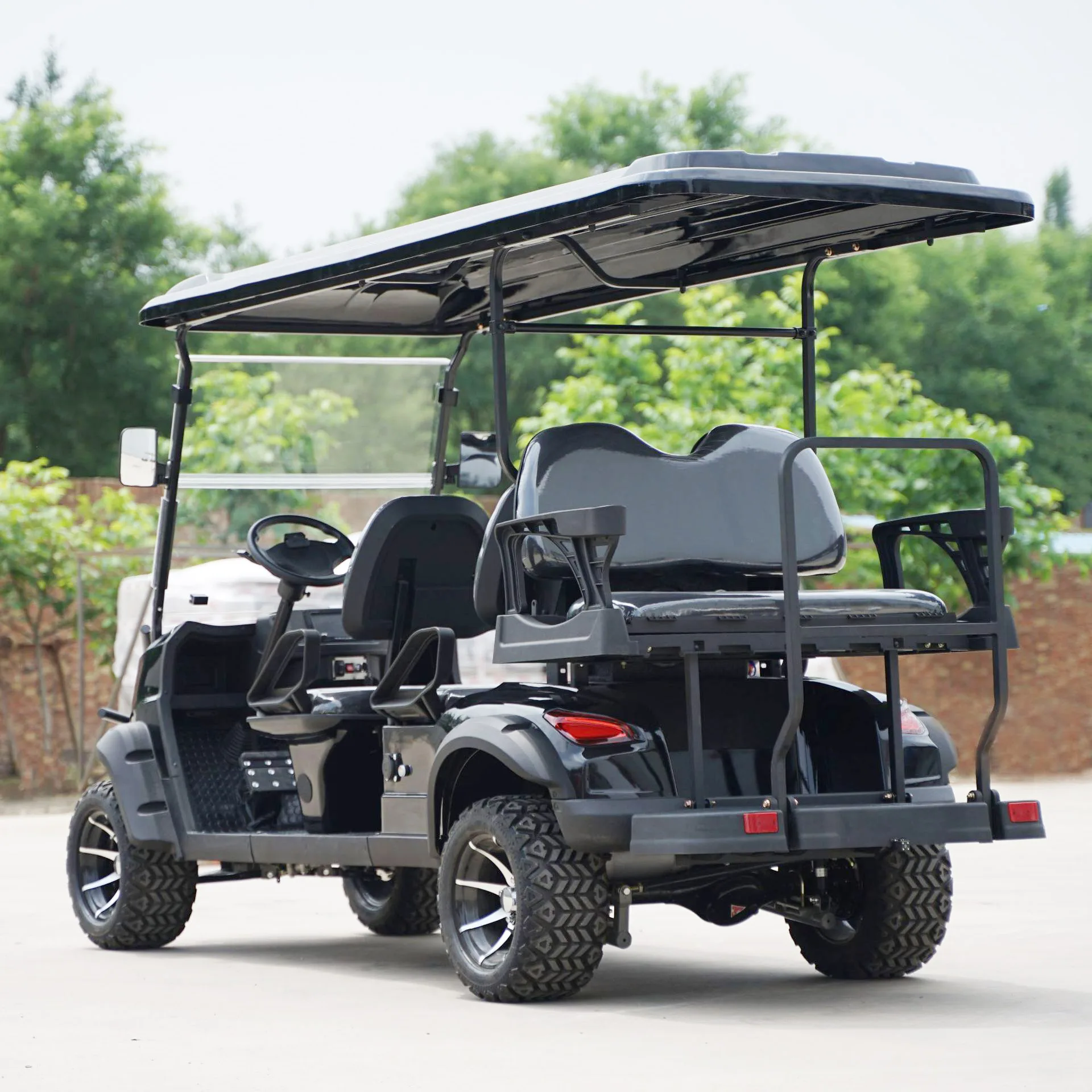 China Golf Cart Electric 60V Four-Wheel Vehicle Buggy Car 4/6 Seats 2x2 Off-road Golf Carts Cheap Price for Sale