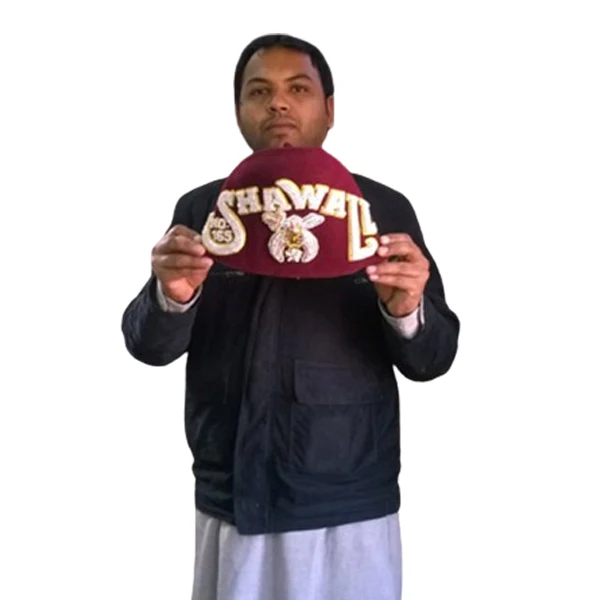 Shriners Freemason Masonic Felt Hat Fez w/Tassel Size 7 1/4 Ararat D Turen Camel Pin size all good price in visit your websites