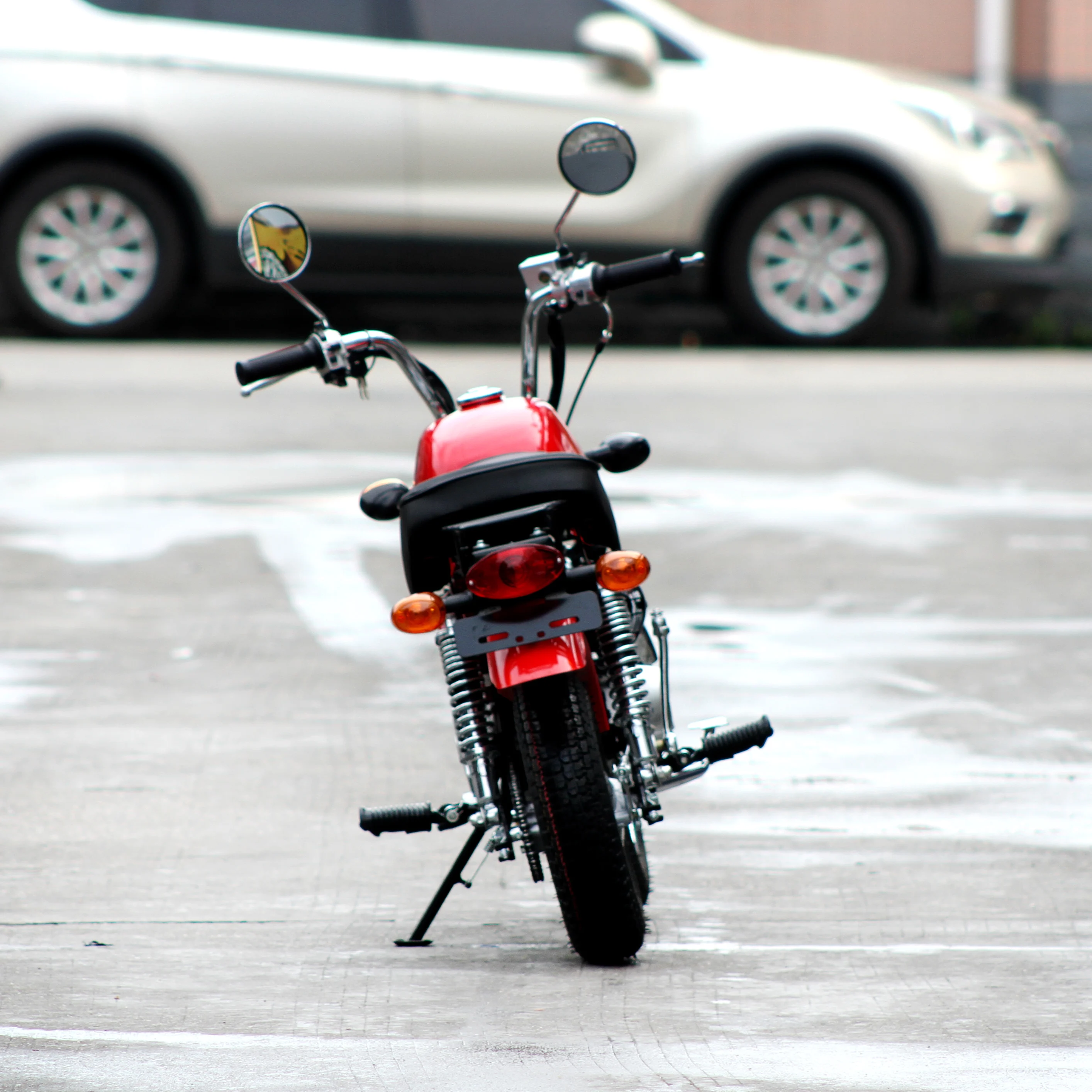 The new Monkey bike 125cc four-stroke electric/kickstart manual clutch mini motorcycle monkey engine 125