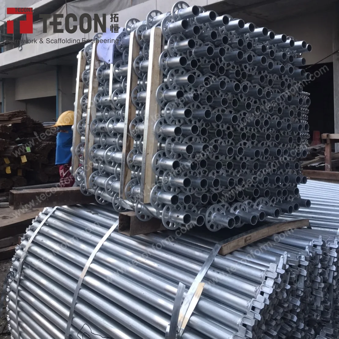 TECON полная металлическая кольцевая Блокировка строительные леса горячеоцинкованные все круглые на продажу