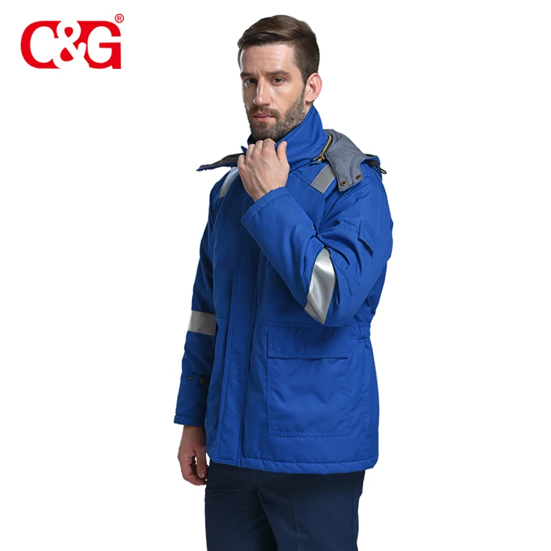 100% fr work jacket men flame retardant work jacket flame retardant winter jacket