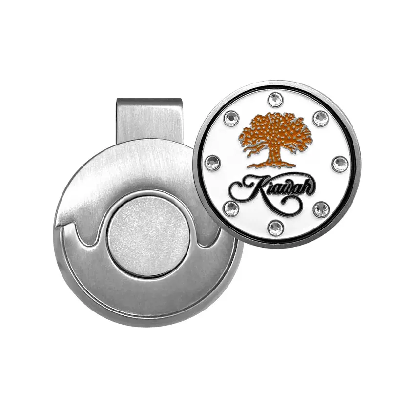 sport accessories mens gifts magnetic iron metal custom golf ball marker