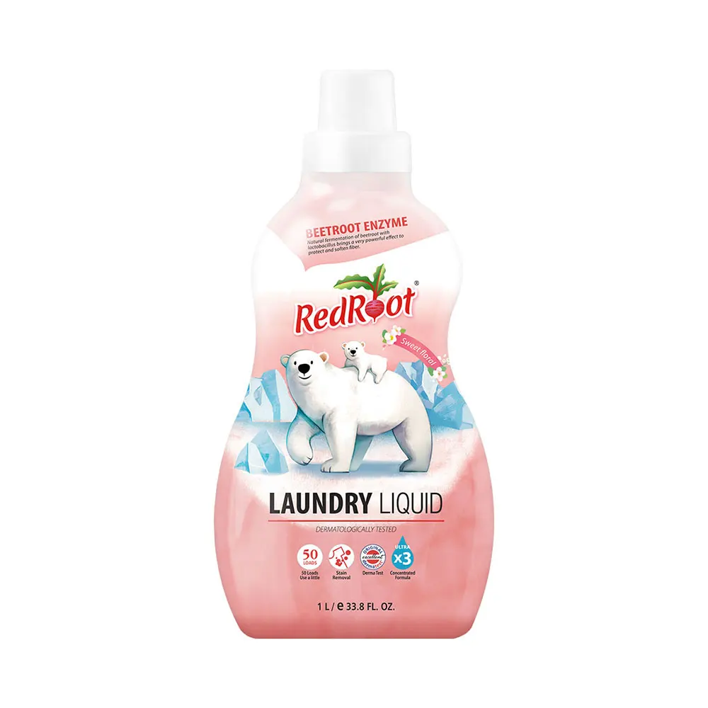 Laundry Detergent Liquid RedRoot Laundry Detergent_Sweet Floral Subtle and Luxurious Fragrance Neutral Detergent