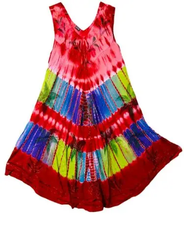 Summer Latest Mexican Embroidered Mini Dress Maxican party wear Bohemian indian umbrella sleeves