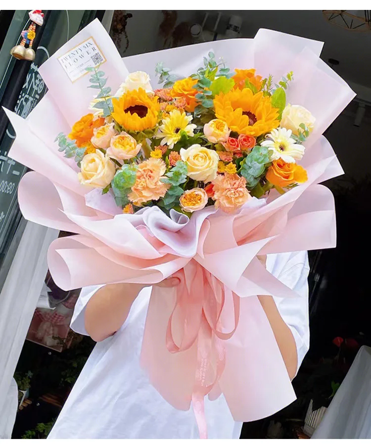 Korean style waterproof fog paper Korean Floral bouquet packaging material Paper for wrapping flowers