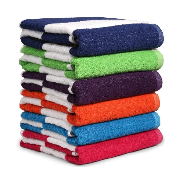 Wholesale Low Price Fine Quality Cotton Fabric Beach Towels For Daily Use Available In Reasonable Market Price