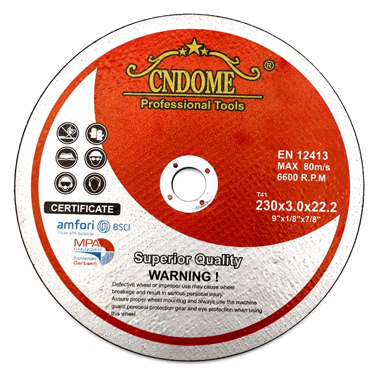 Металлические режущие диски 9 дюймов 230x3,0x22,23 мм для угловых шлифовальных машин, диск для hierro из оксида алюминия, режущий диск