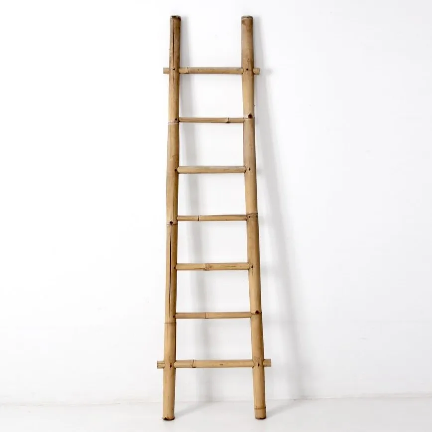 Customized small size ladder for kids wall cat mini ladders natural materials simple design for decor home