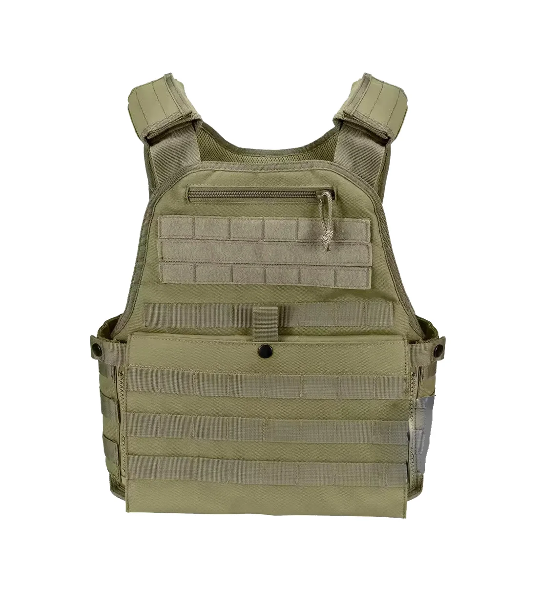 High Quality Unisex Quick Zipper Soft Plate Carrier Customized Waterproof Molle Vest Breathable Mesh Outdoor Suitable National
