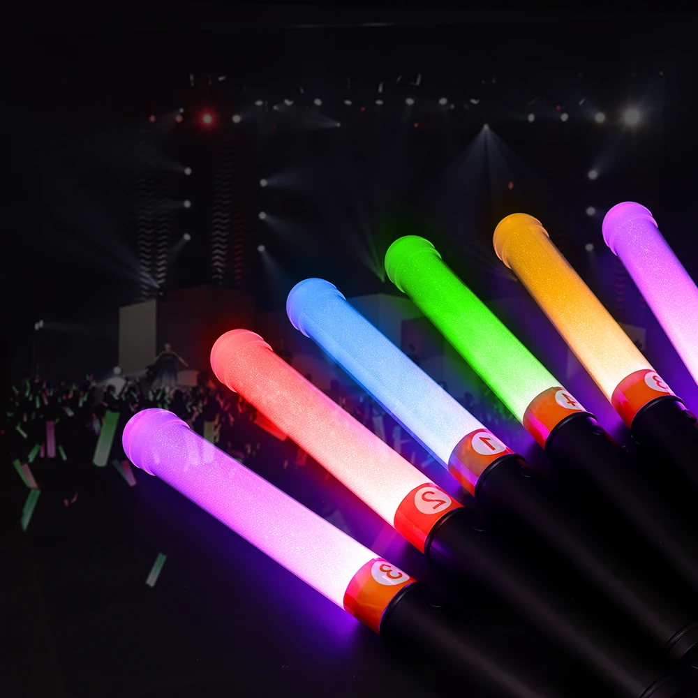 Light Gloves Rave Kids Rechargeable Flashlight Up Sticks Bulk Glow In Dark The Pen Night Baton Light Stick for Kpop Concert