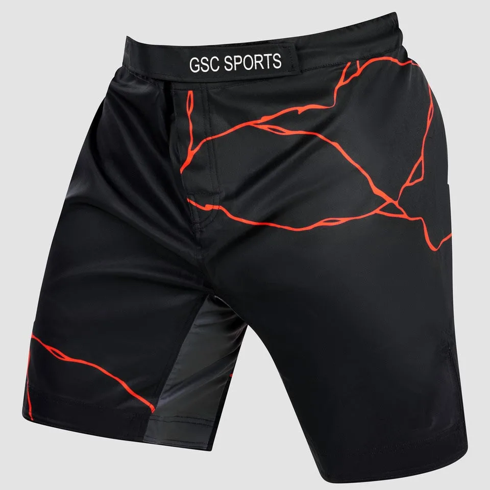 Customized MMA shorts with high quality micro fabric and sublimation printing get design your own short on cheap factory prices