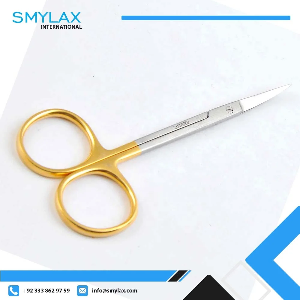 TC Dissecting Scissors Iris Cvd S-S 11.5Cm Cervical Curettes Orthopedic Spine Instruments