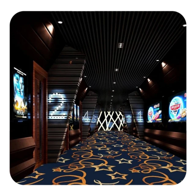 Modern carpet hotel Bar/Night Club Carpet Fluorescent room Carpet from china
