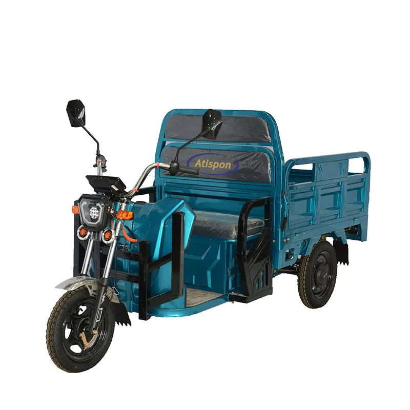 Open Body Electric Cargo Bike 3 Wheel Pickup Truck 250cc Three Wheel Atv  Tricycle Electric Bike  Scooter Bike