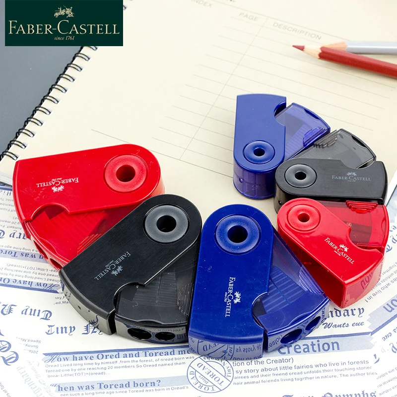 Выдвижная точилка для карандашей Faber Castell 1827 с одним и двумя отверстиями инструмент школы офиса