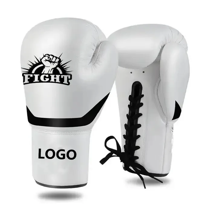 Top Quality PU Mat Leather Boxing Gloves OEM Custom Logo Design Professional Training gloves For Adults