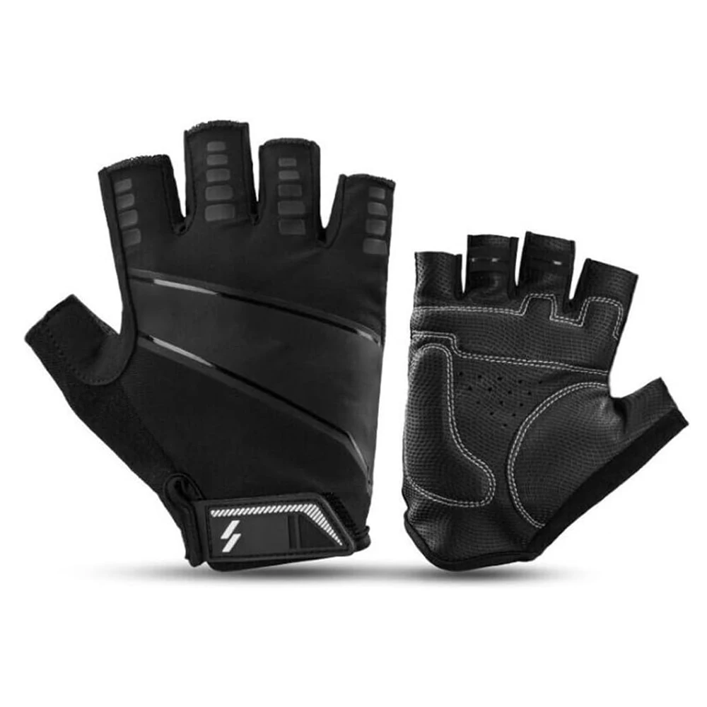 Cycling Gloves Thickened Silicone Spring And Half Finger Exercise Bicycle Biking Gloves BY Fugenic Industries
