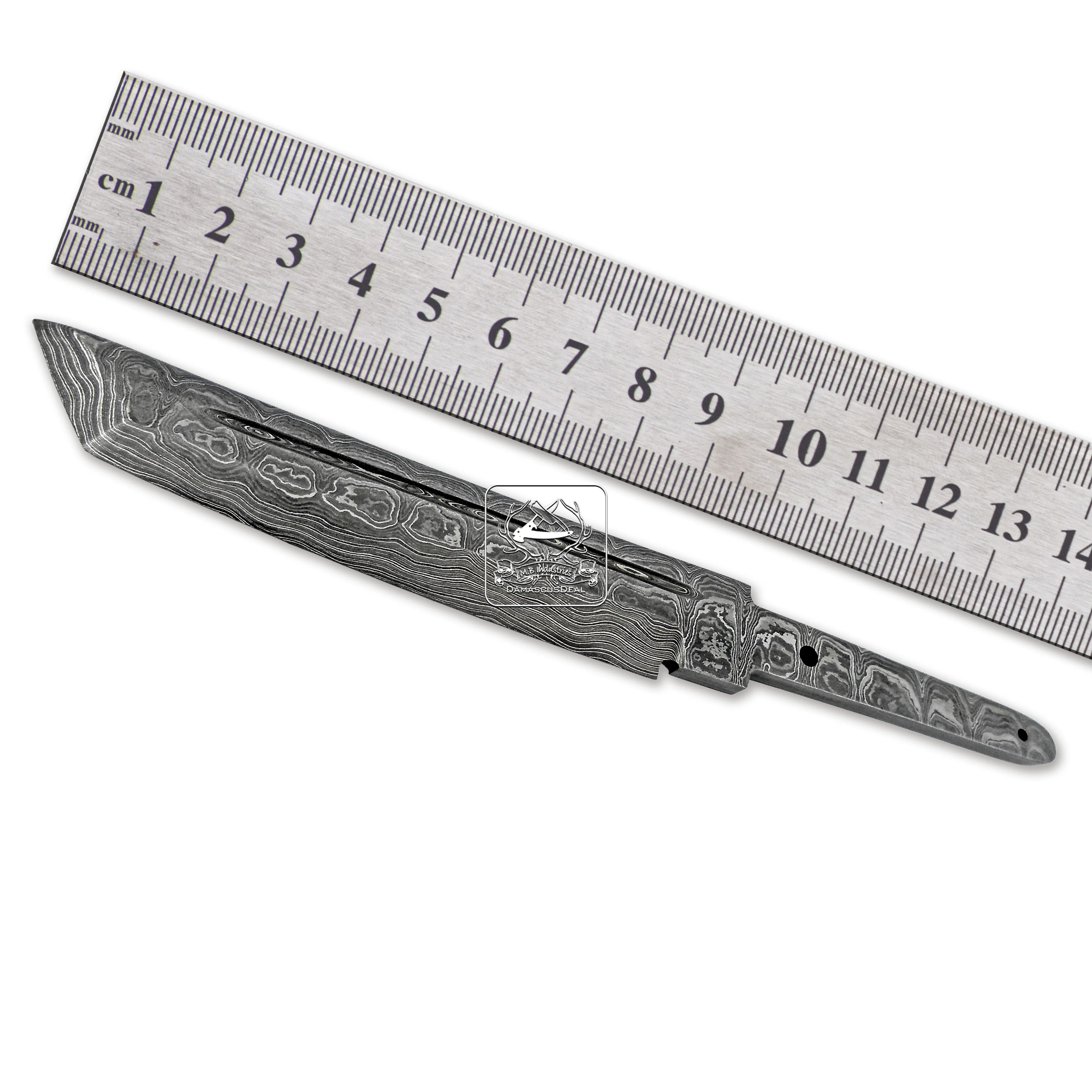 Damascus Steel Knife Blade Blanks DD-Tanto-1205a Handmade Tanto Knife Best Outdoor Bushcraft 192 Layers Twist Ladder Raindrop