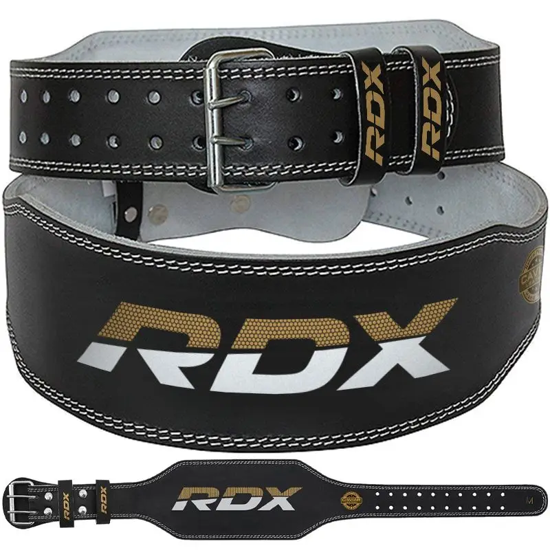 Comfortable Durable Genuine Leather Adjustable Premium Quality Weight Lifting Belt With Steel Buckle For Gym Workouts