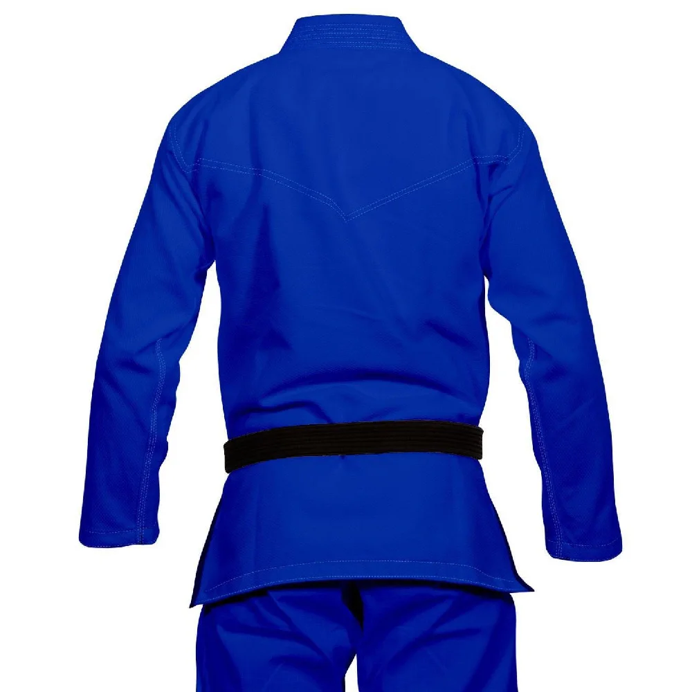 Factory Price Custom Logo Martial Arts Judo BJJ Gi Kimono Jiu Jitsu Suit Martial Arts Wear Blue Color BJJ GIS