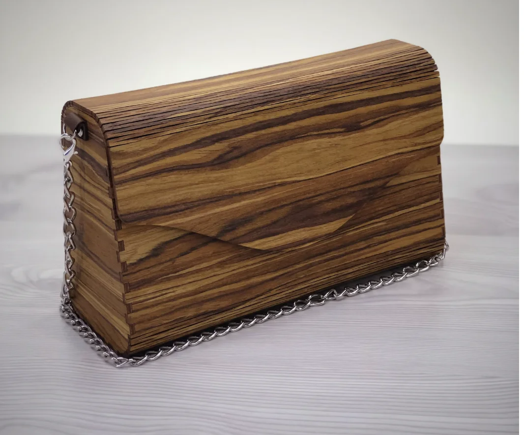 Wooden Women Clutch bag Indian Handmade Wooden Purse Customized Wooden Purse Ladies Purse by Antique Creation