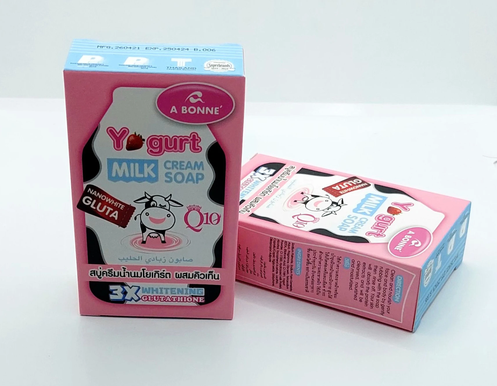Abonne Yogurt Milk  cream Soap  WHITENING SKIN 90g. Thailand