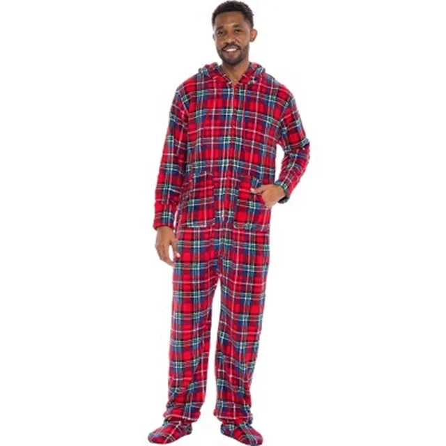 Onesie - 100% Cotton Polyester OEM Long Sleeve Adult Mens Cotton Stretched Onesie