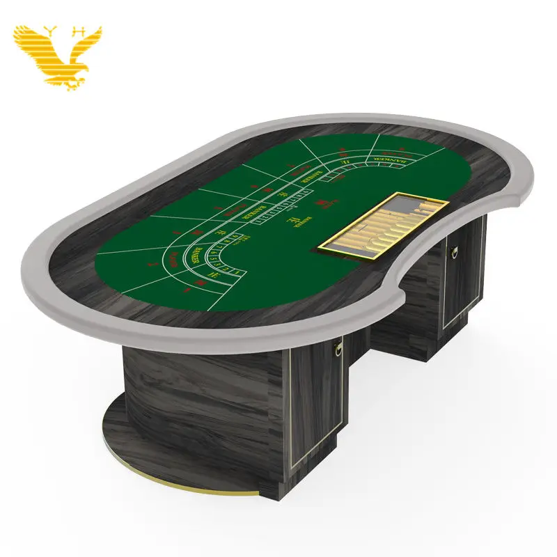 YH Gambling Machine Casino Slot Games Gaming Tables Oval Poker Table