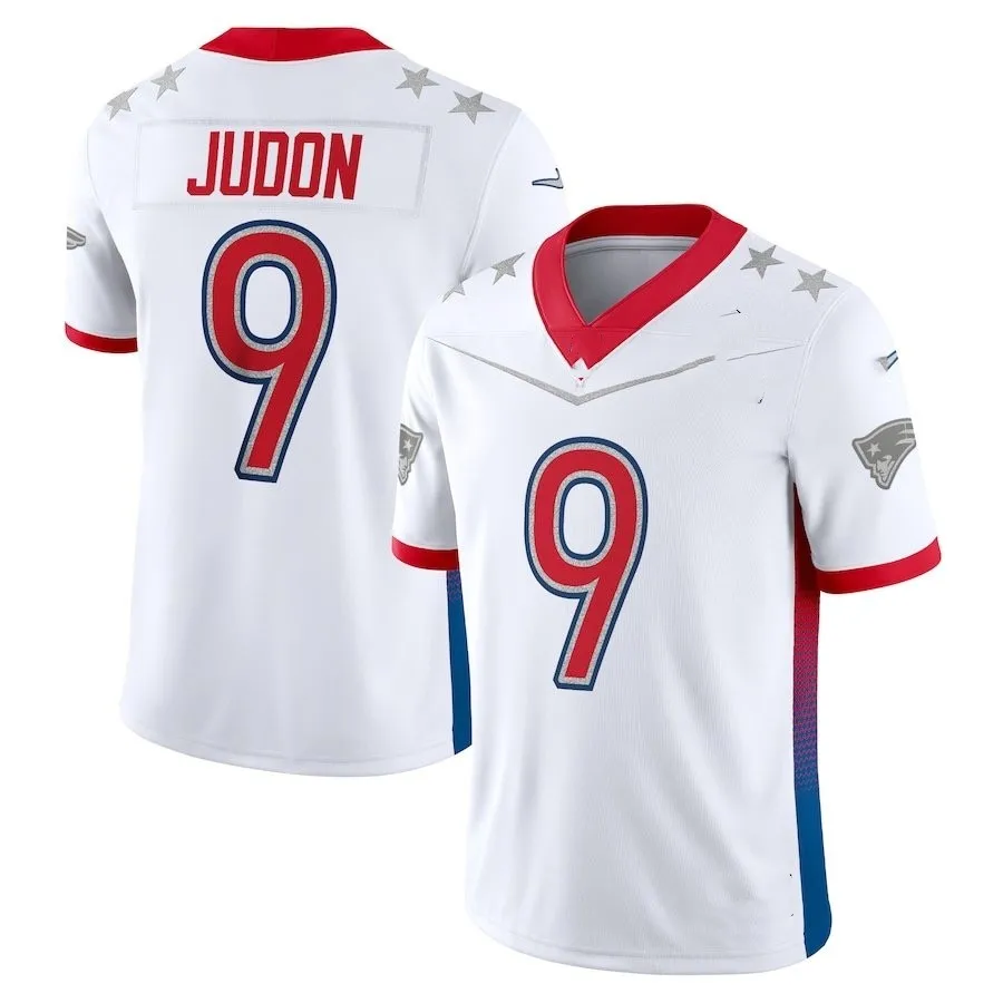 Новинка 2023 сшитая футболка с надписью «Pro_Bowl» для американского футбола Джерси Los Angeles Charger #10 Джастин Герберт Питтсбург