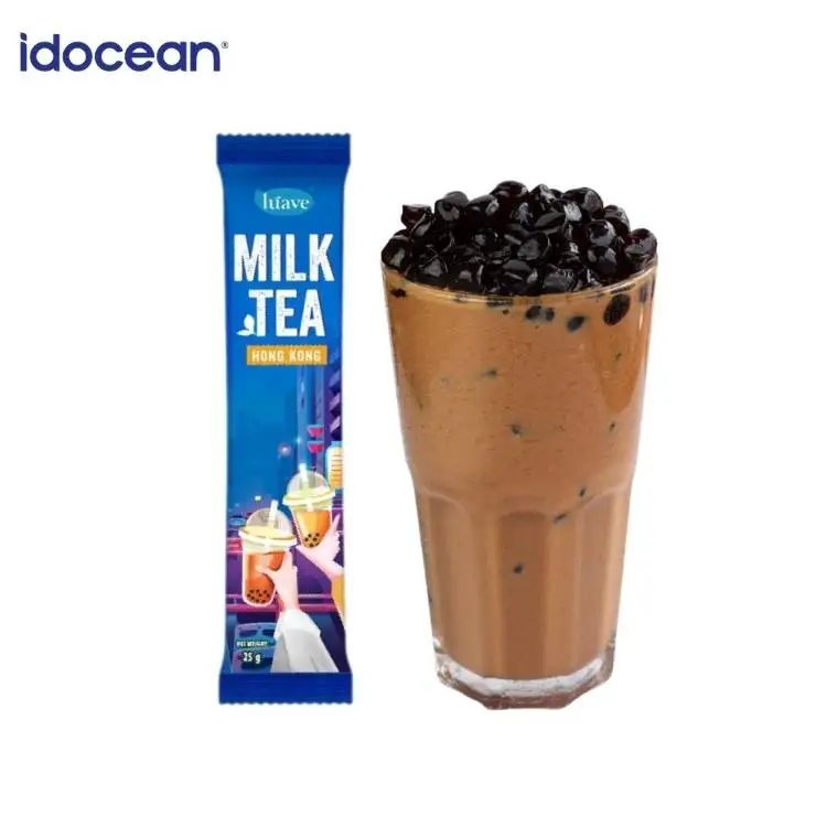 Hong Kong Inspired Milk Tea Rich Black Tea Creamy Milk Black Sugar Pearls Vibrant Flavor Strict Quality Control-from Hong Kong