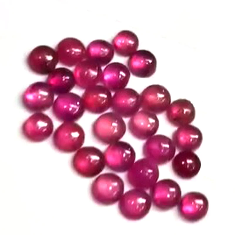 395 pcs Of Bangkok Ruby 4mm to 12mm Oval Round pear cabochon 440 cts lot Iroc Sales High Quality Glassfilled Ruby Gemstone cab