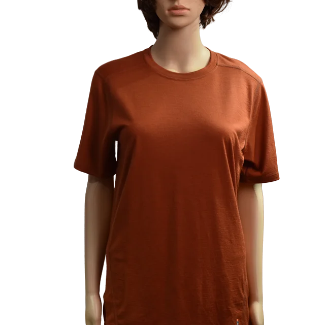 OEM ODM Women Merino Wool Short Sleeve Lightweight Base Layer Round Neck T Shirt