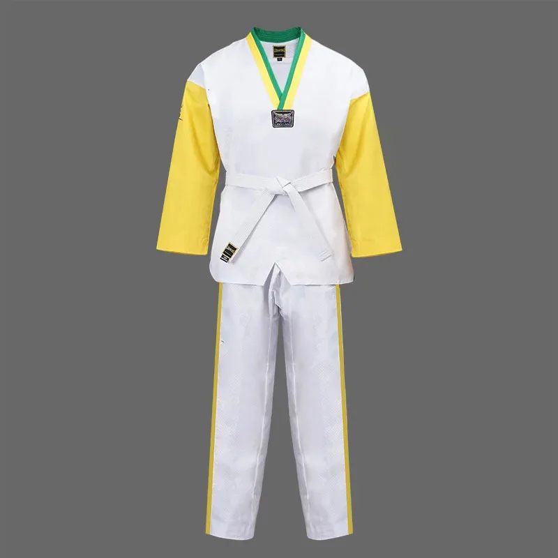 Martial Arts Tkd Taekwondo  Sportswear  V-neck  Taekwondo Master Uniform For Training,wtf Uniform  TU-0043