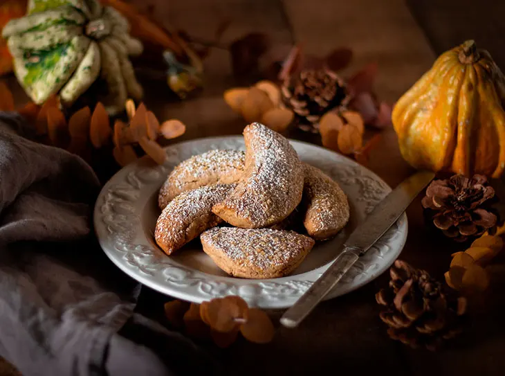 Made in Italy Chestnuts Crescents Cookie - Frozen Food - Helathy Snacks for Everymoment - Custom Possibility