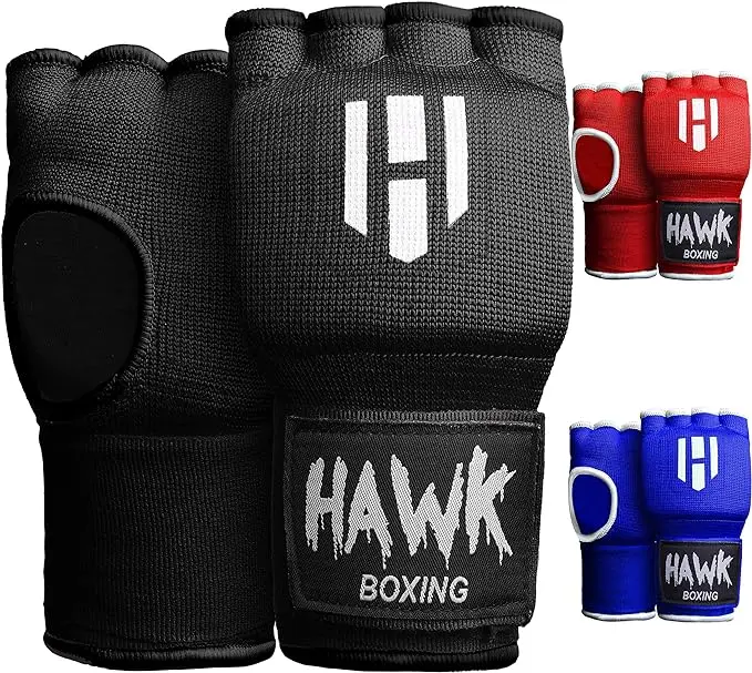 Boxing Neoprene Gel Inner Gloves MMA Hand Wraps Punch Bag Fist Padded Bandage
