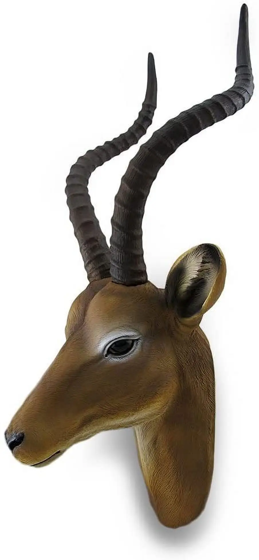 Antelope head life size statue