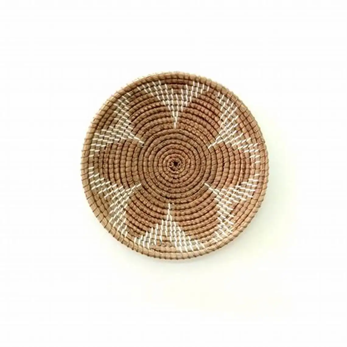 100% Handmade OEM Feature Classic Home Garden Supplies straw Scandinavian Top New handwoven plates seagrass wall hanging