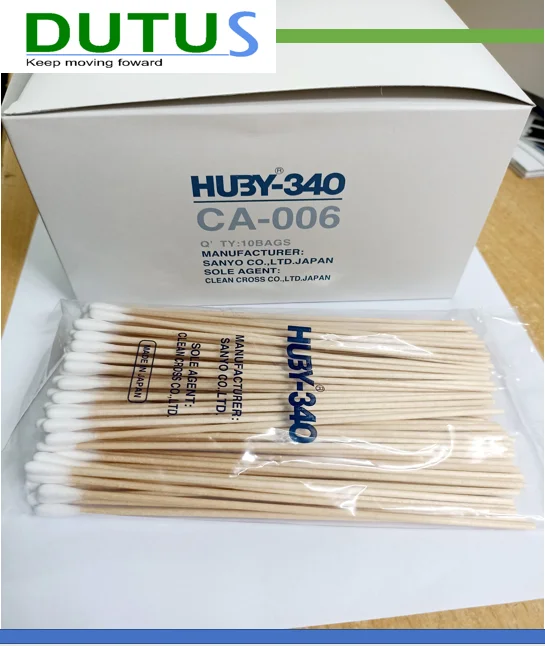 High Quality HUBY340 CA-006 Cleanroom Swabs for Printer Head Cleaning