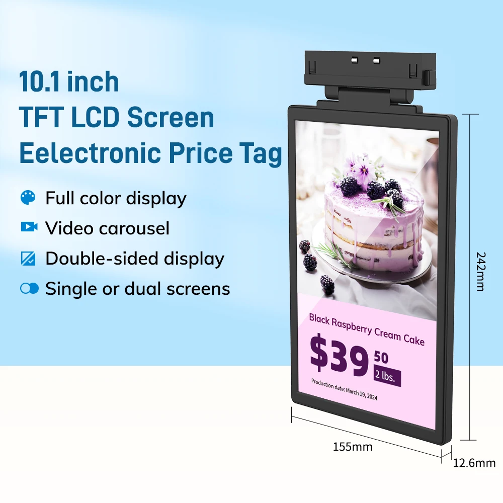 MinewTag 10 1 дюймов Wifi LCD экран электронная полка этикетка для розничного магазина Цена Этикетка Электронная бирка дисплей
