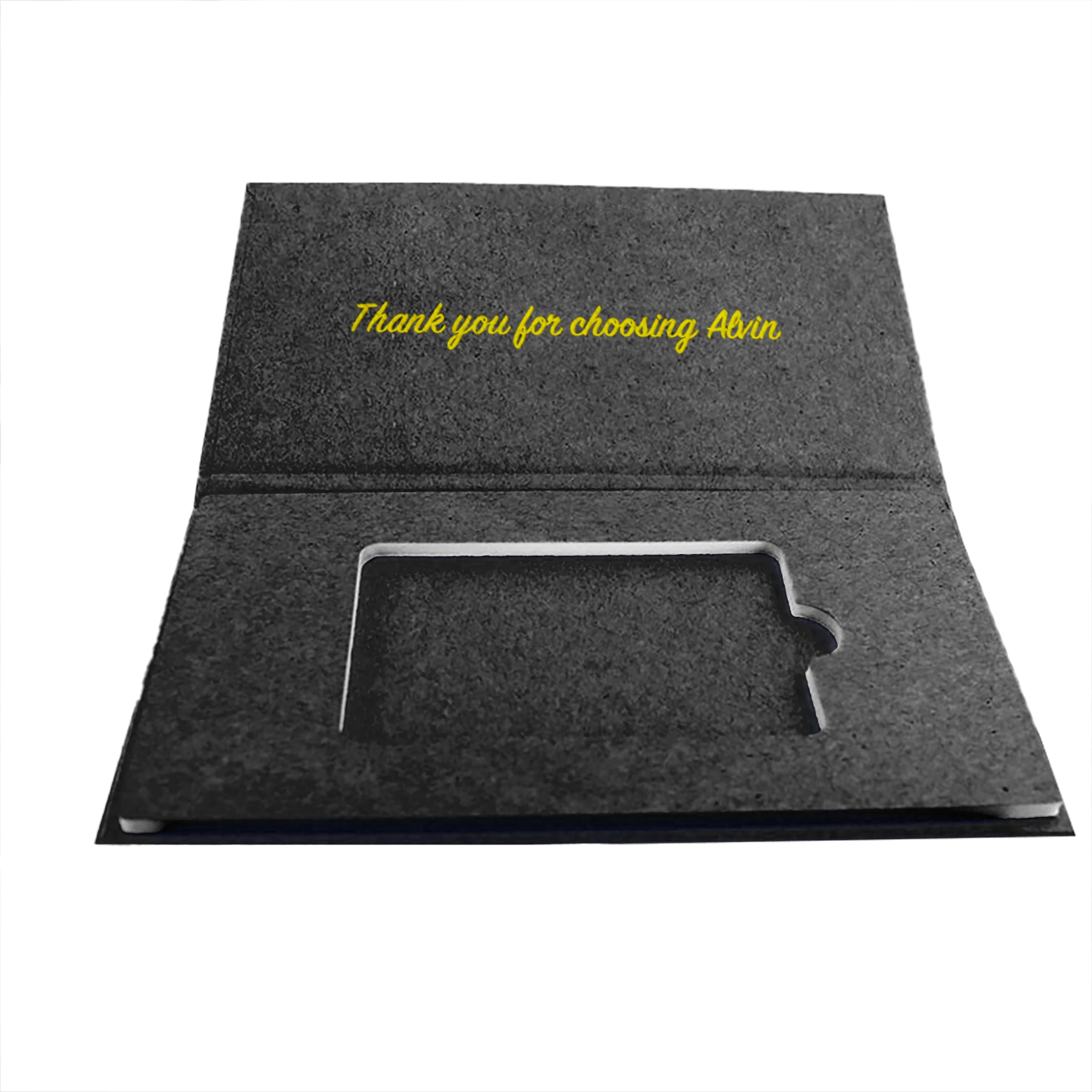 High quality blank black metal pvc bank card paper magnetic box packaging NFC packaging paper box gift box packaging