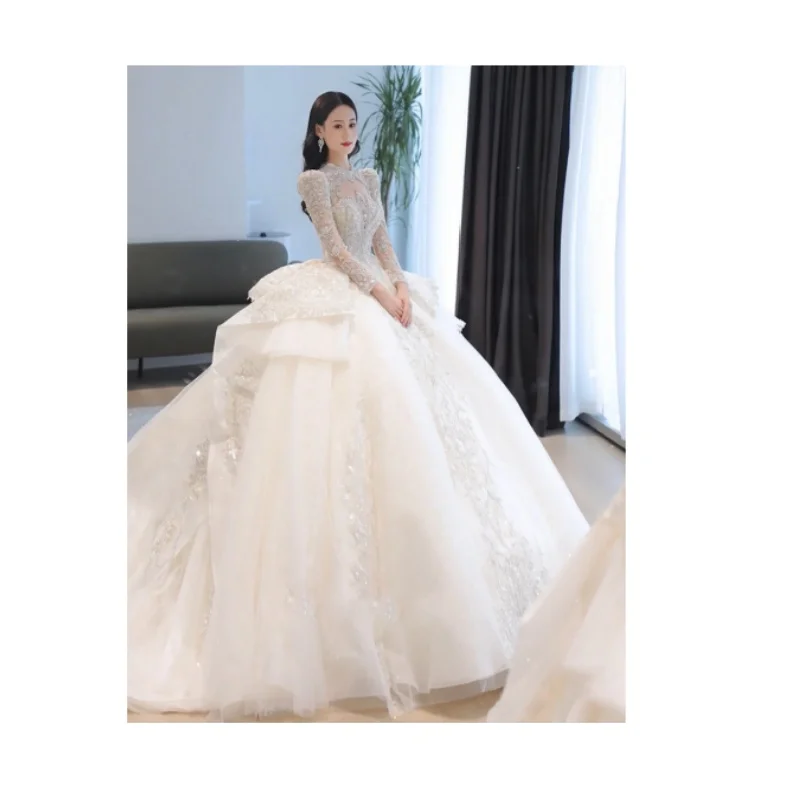 New Customization ODM OEM wedding dress 2024 sexy bohemian wedding dress