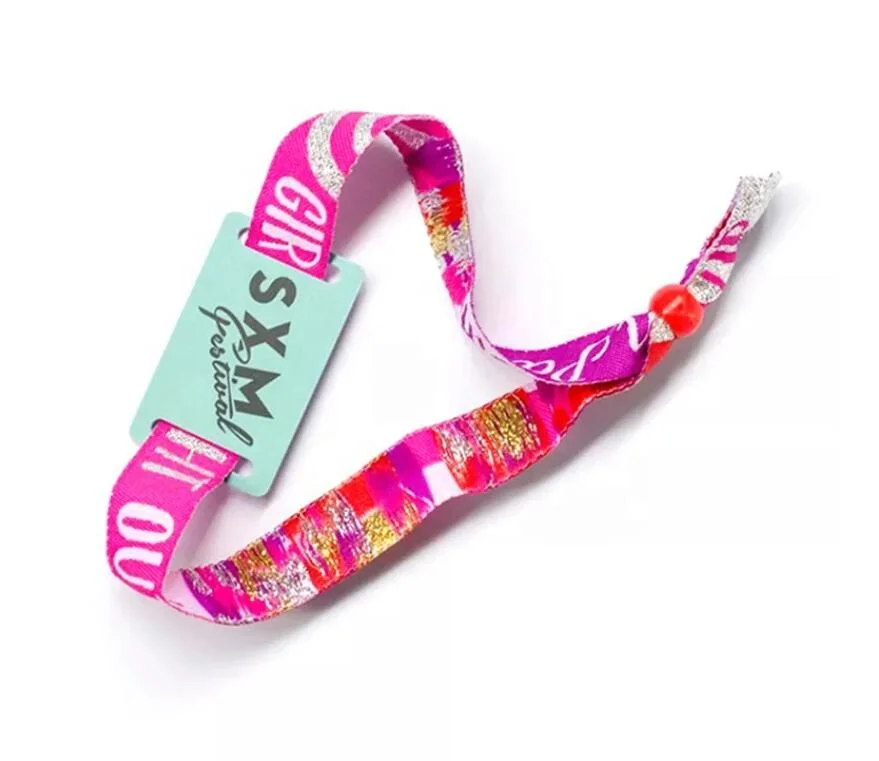 Festival Waterproof NFC NTAG213 Fabric Bracelet