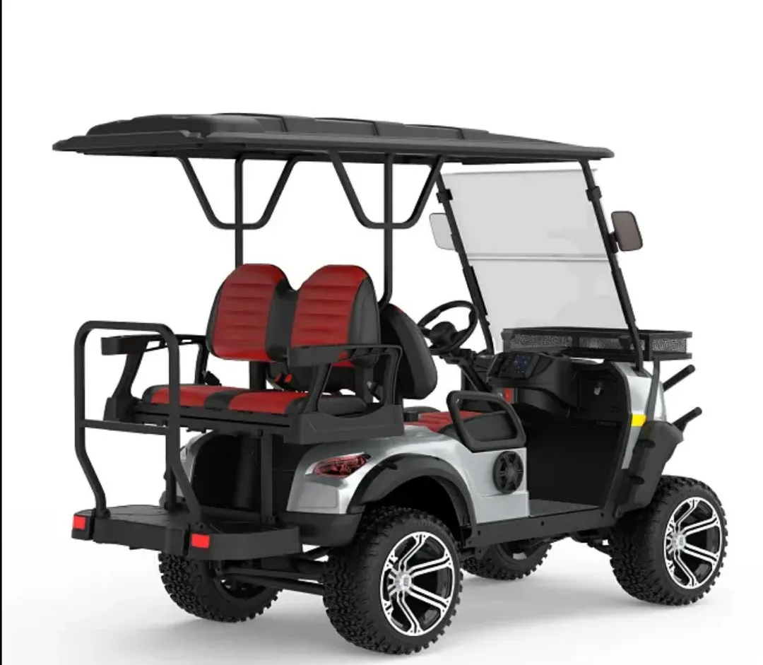 Latest Unique Design Cheap Price Mini Golf Cars High Chassis Golf Cart Custom 4 Seater Lithium Battery Golf Car Electric