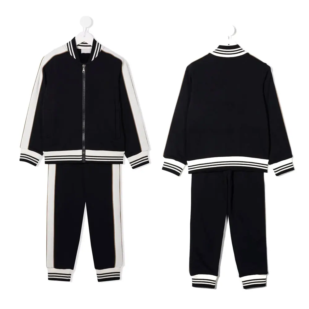 2021 Custom Logo Kids Tracksuit High Quality Cotton Sports Wear for Children of All Ages