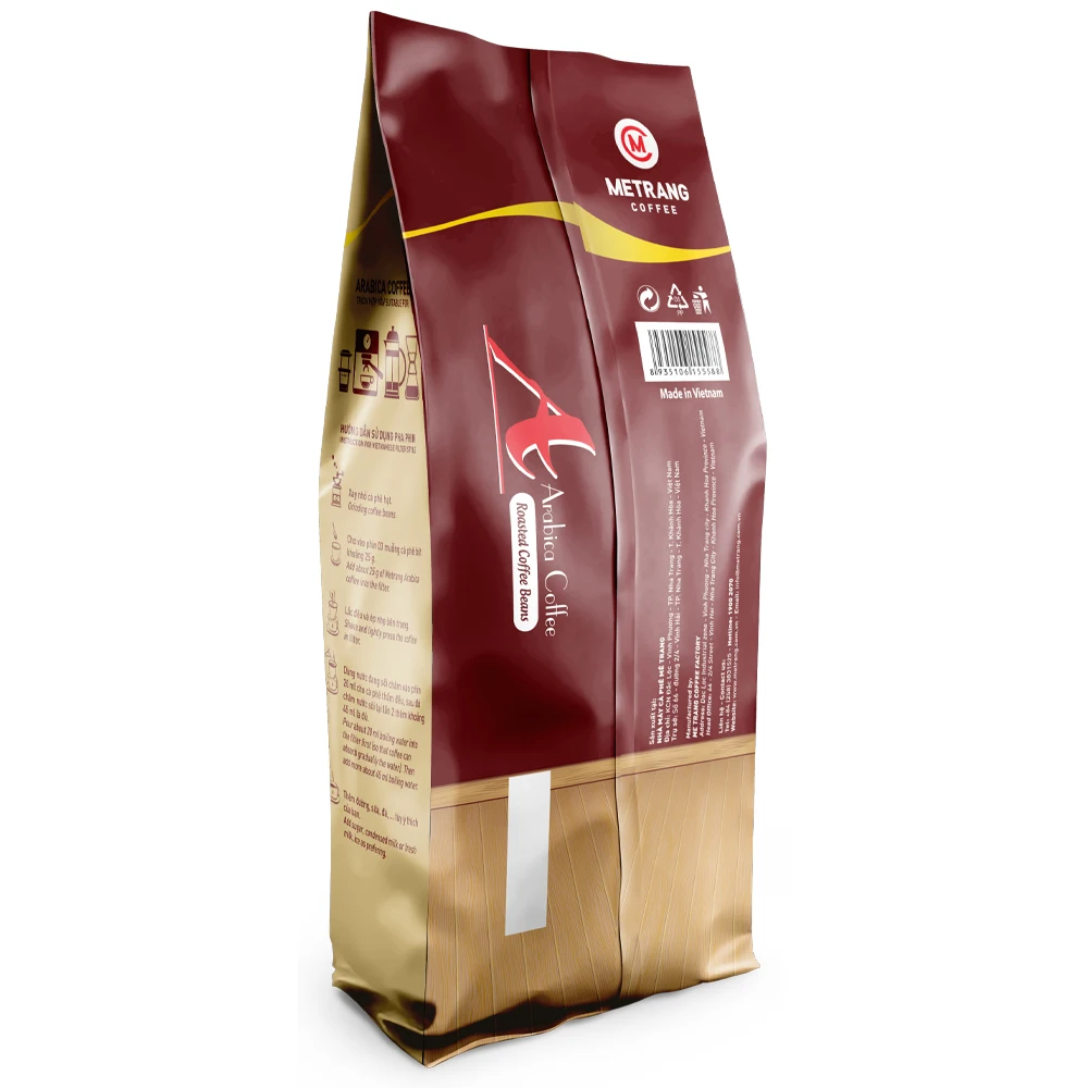 Vietnamese coffee ROASTED COFFEE BEAN ARABICA With 0.5 kg Per bag Whole Bean Coffee From Vietnam