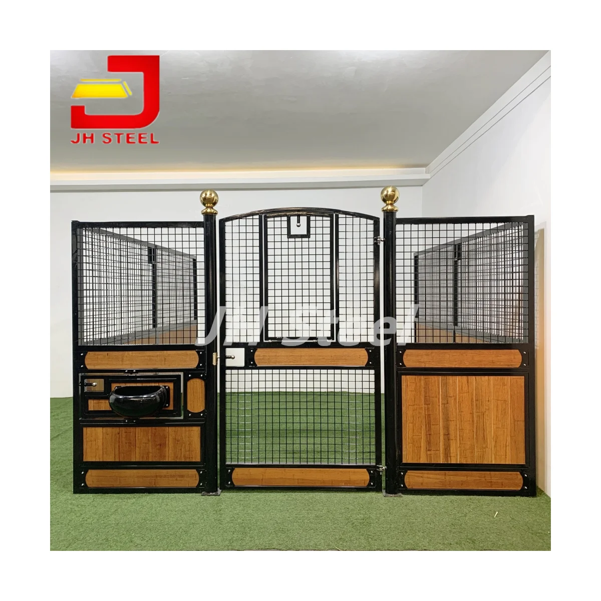 Permanent Elegant Economic Professional Bamboo Wood Horse Stables Stall