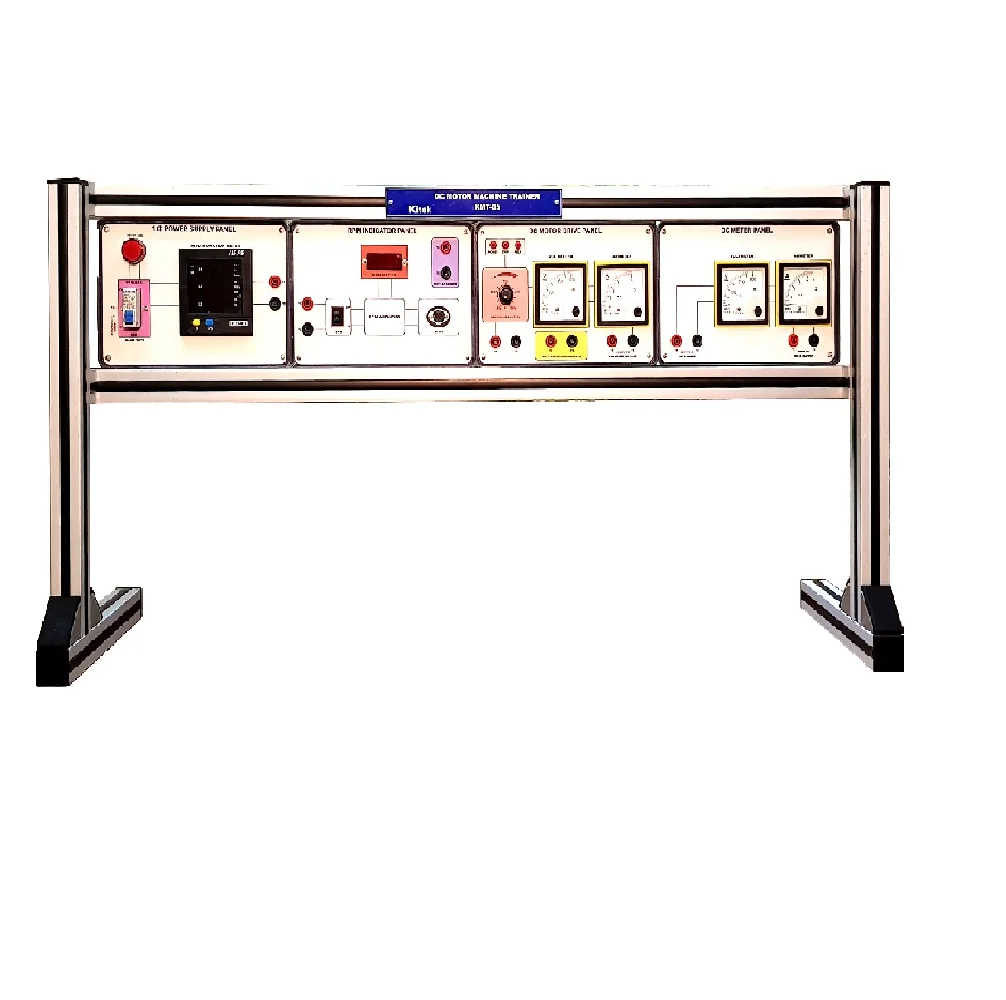 DC SERIES MOTOR TRAINER COUPLED WITH SPRING BALANCE LOAD