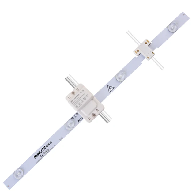 Алюминиевый профиль, высокое напряжение SMD2835, светодиодная подсветка, панель входного сигнала 220v, объектив телевизора 160 градусов 12 Вт