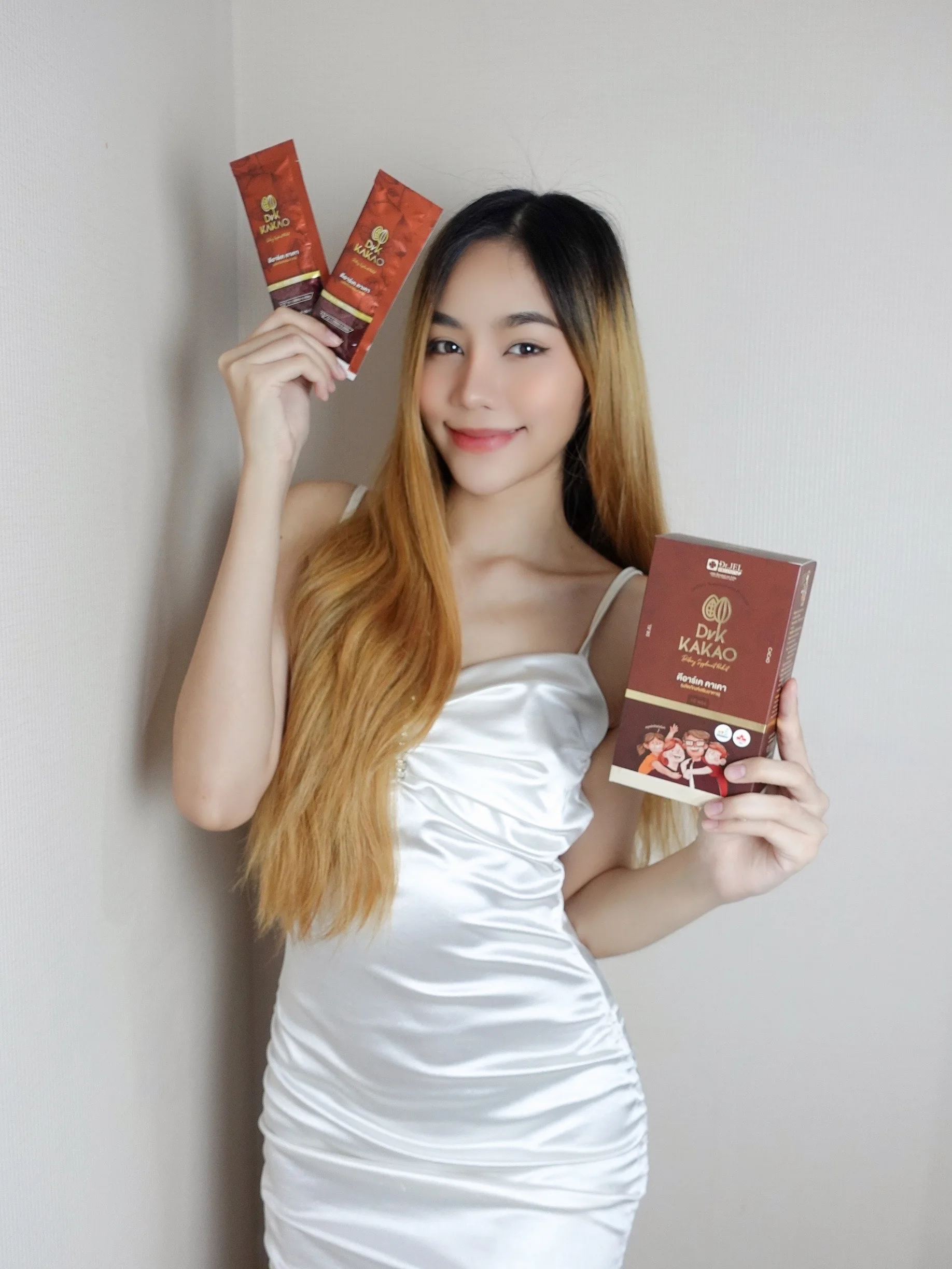 Cacao instant drink Cocoa powder Kakao beverages Control hunger, Brain booster, Reduce fat in blood vessels Thailand Product
