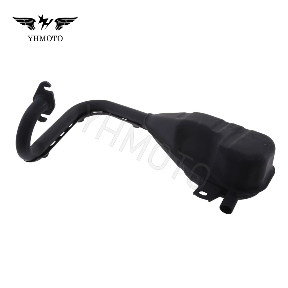 for Yamaha PW50 Dirt Bike Motor Cycle Parts Frame Front Exhaust System Pipe Section Assy Silencer Muffler